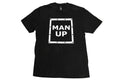 MAN UP Short Sleeve T-Shirt - Black